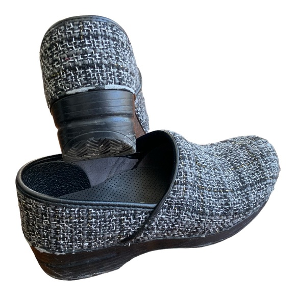 Dansko Vegan Tweed Pro Clogs Size 39 - Picture 2 of 11